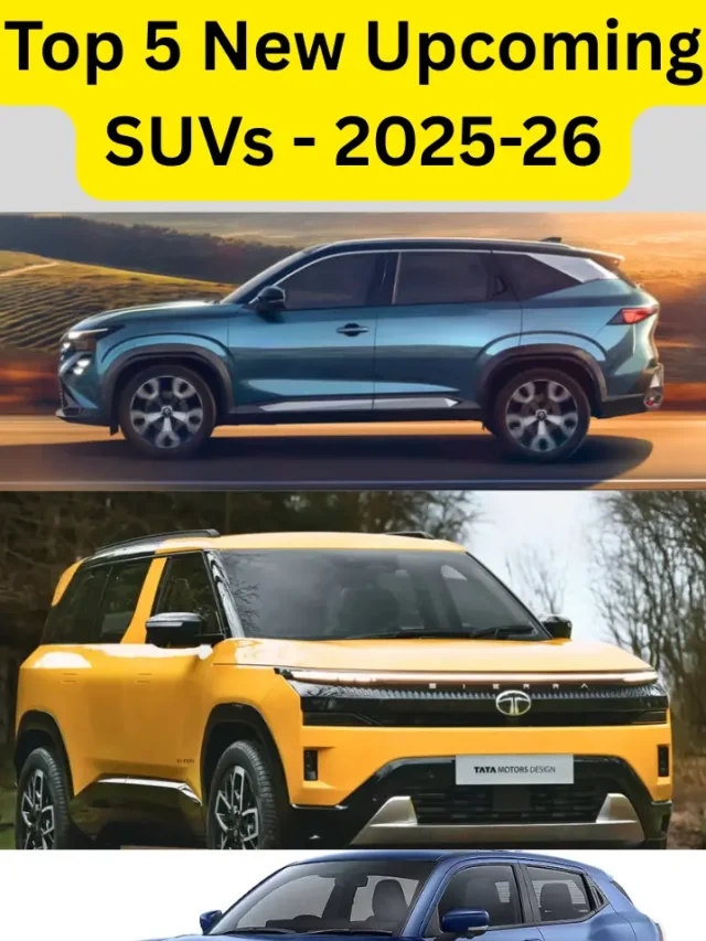 Top 5 New Upcoming SUVs 2025-26